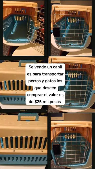 Canil para transporte de mascotas mediano - miniatura 1