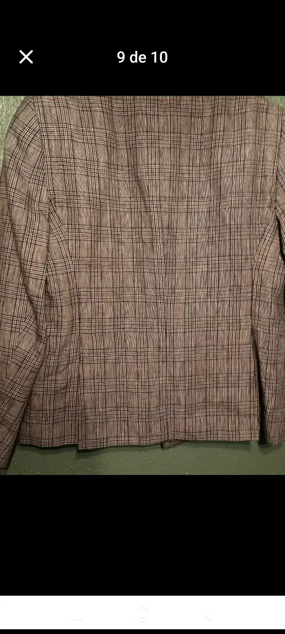 Blazer de Lana Cuadros Zara Hombre - 6