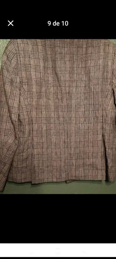 Blazer de Lana Cuadros Zara Hombre - miniatura 6
