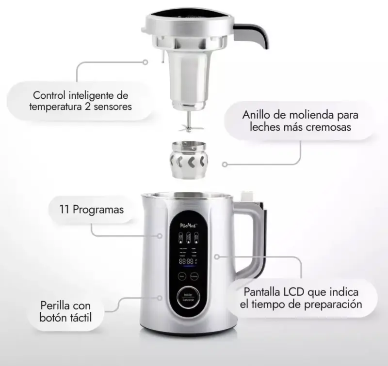 Procesador de alimentos MioMat Pro con 11 programas - 3