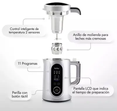 Procesador de alimentos MioMat Pro con 11 programas - miniatura 3