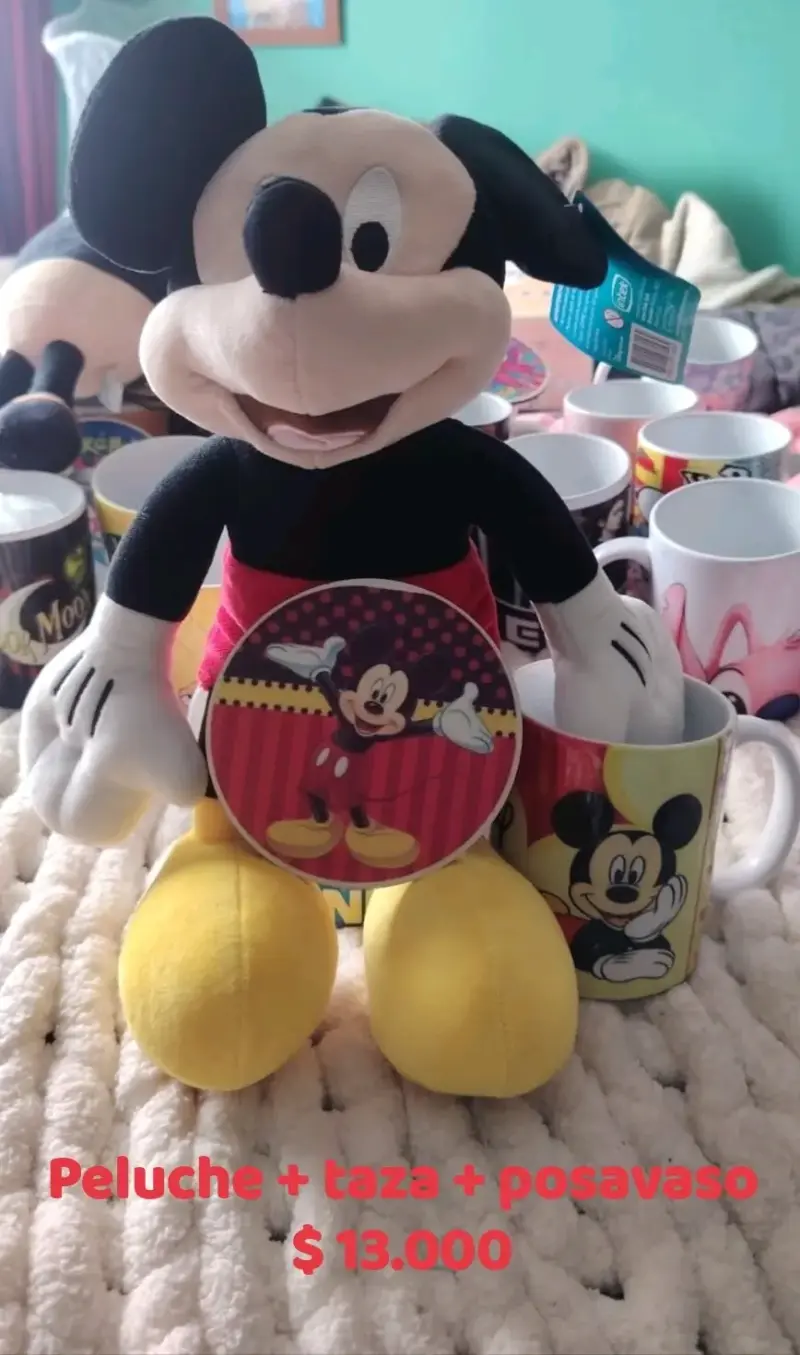 Set de Peluche, Taza y Posavaso Personalizados. - 2