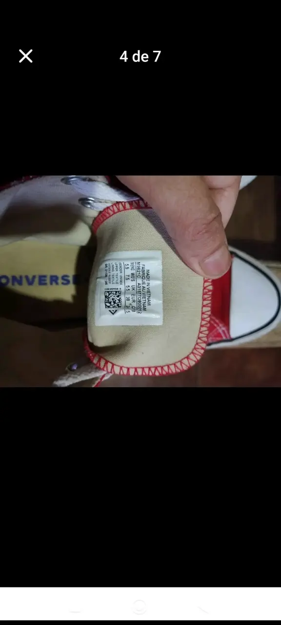 Zapatillas Converse Chuck Taylor rojas - 4