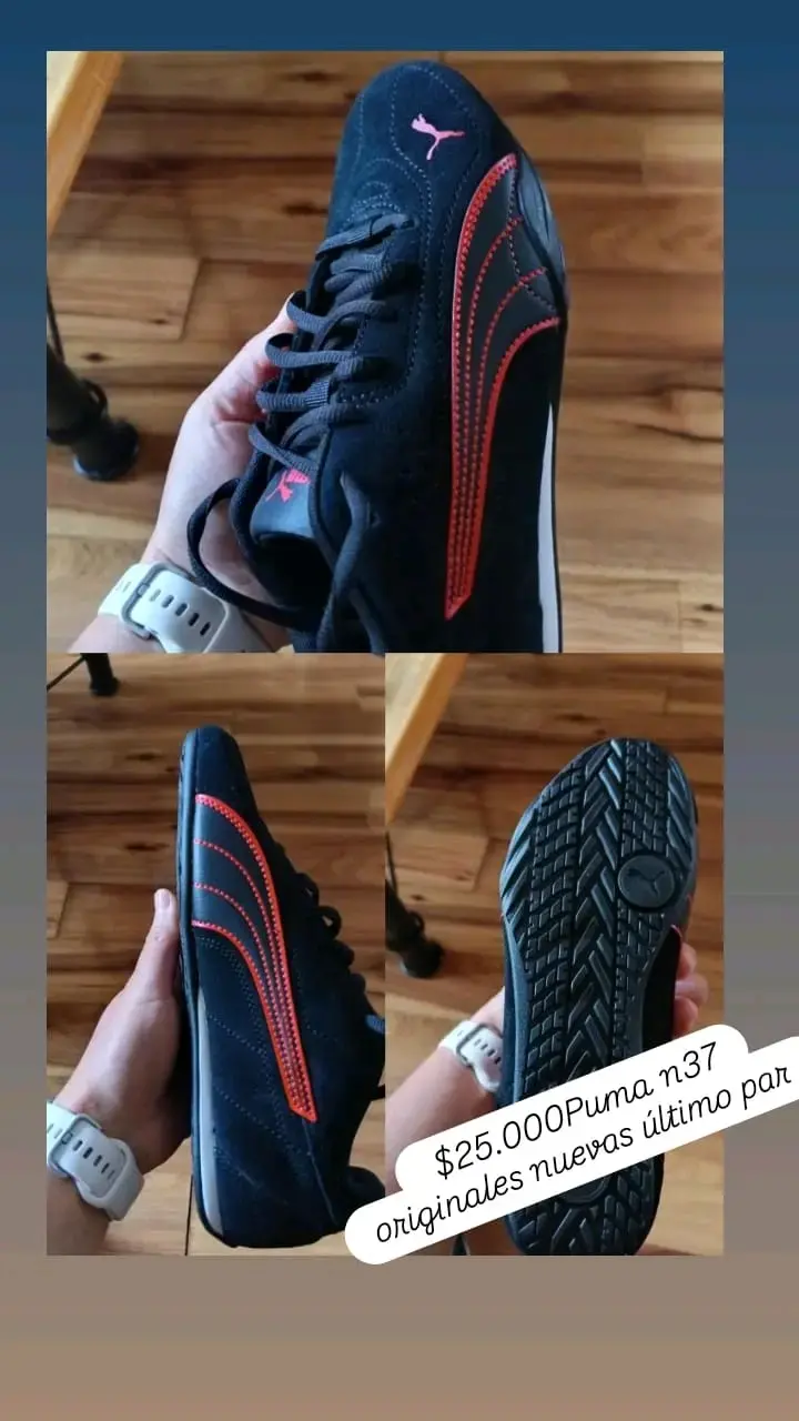 Zapatillas deportivas Puma negras talla 37