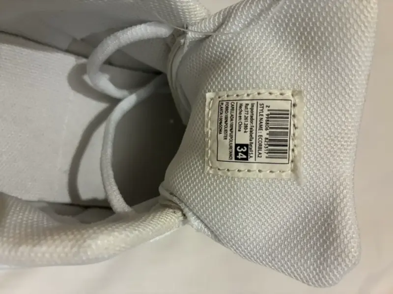 Zapatillas deportivas blancas talla 34 - 3