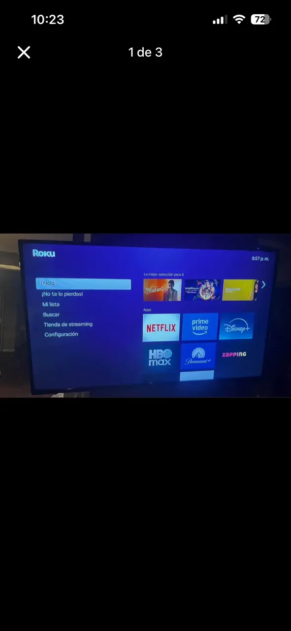 Smart TV Samsung 43” con Roku integrado - 1