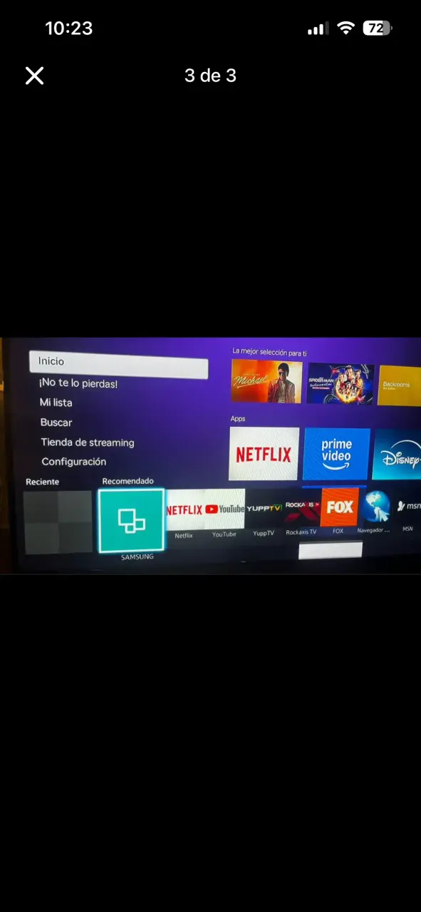 Smart TV Samsung 43” con Roku integrado - 2