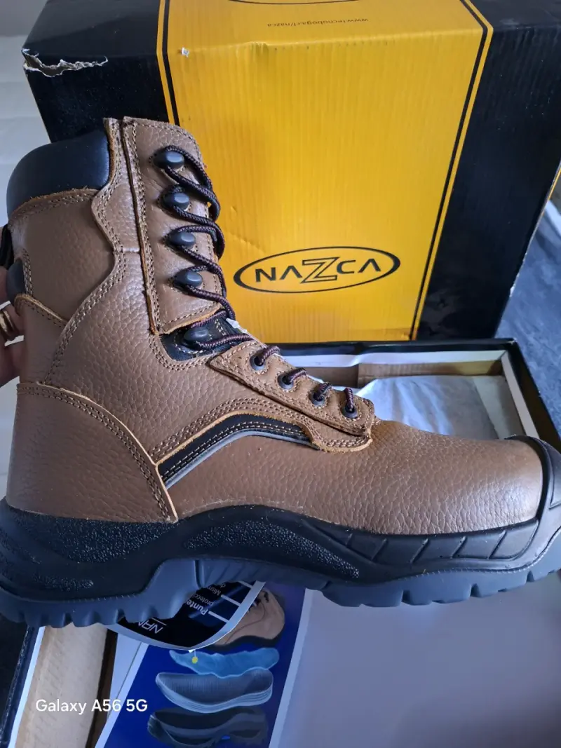 Botas de seguridad marrones Nazca con suela antideslizante - 1