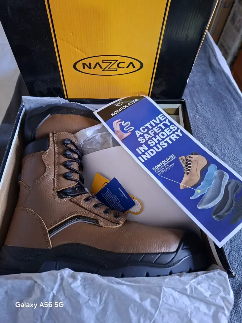 Botas de seguridad marrones Nazca con suela antideslizante - 2