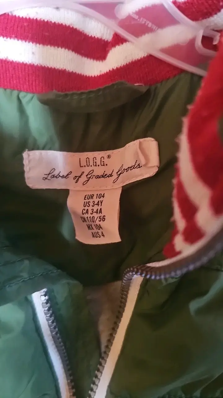 Chaqueta sin mangas verde para niño L.O.G.G. - 2