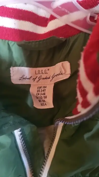 Chaqueta sin mangas verde para niño L.O.G.G. - miniatura 2