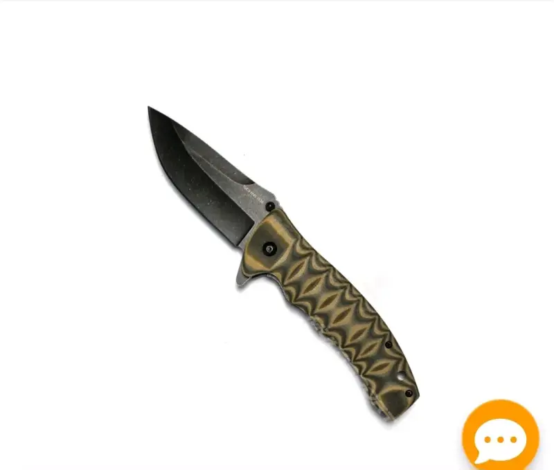 Cuchillo plegable táctico con mango ergonómico