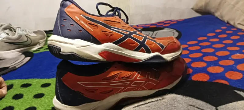 Zapatillas deportivas Asics naranjas para hombre - 4