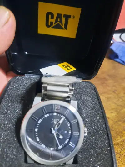 Reloj CAT de acero inoxidable con caja original - miniatura 4
