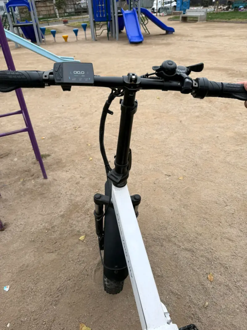 Bicicleta eléctrica plegable A Dece Oasis blanca - 2