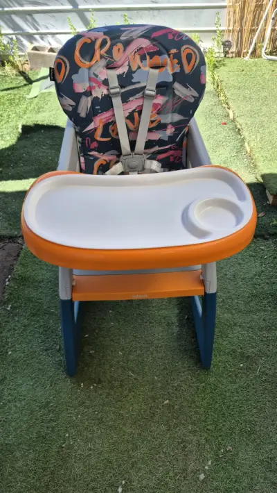 Silla de Comer para Bebé Infanti con Diseño Colorido - miniatura 1