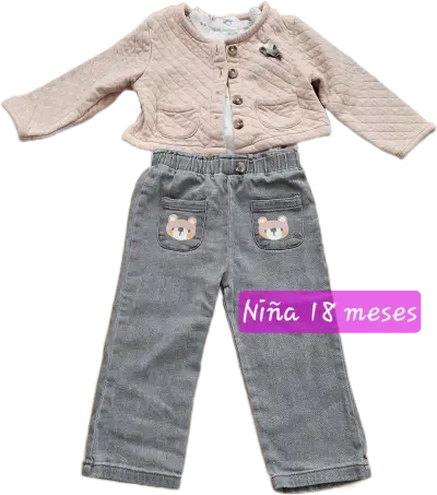 Conjunto de ropa para niña 18 meses - miniatura 1