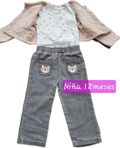 Conjunto de ropa para niña 18 meses - miniatura 2