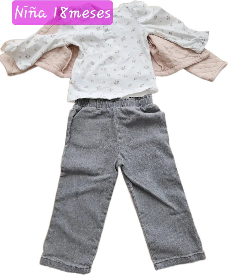 Conjunto de ropa para niña 18 meses - 3