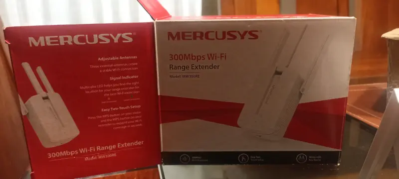 Repetidor de señal  Wi-Fi Mercusys 300Mbps - 3