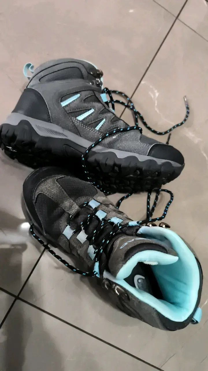 Botas de montaña Head impermeables gris y azul. - 2