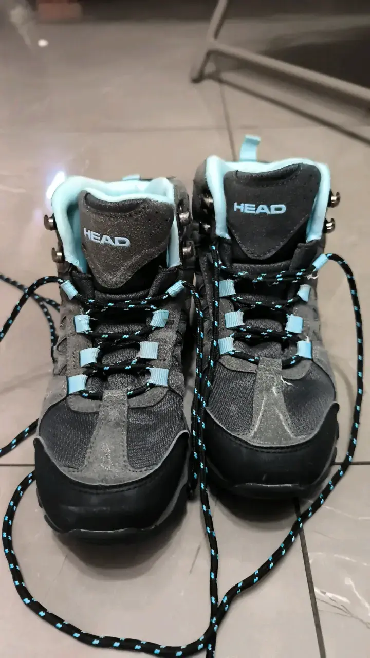 Botas de montaña Head impermeables gris y azul. - 3