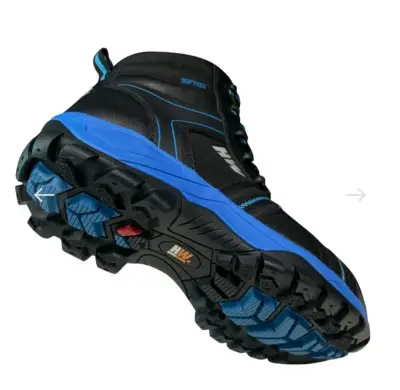 Botas de seguridad HW negras y azules con suela antideslizante - miniatura 2