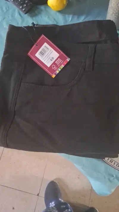Pantalones negros talla 48 para mujer - miniatura 1