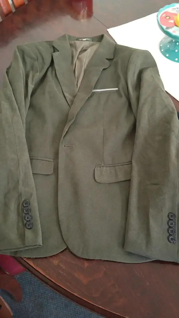 Blazer verde elegante para hombre