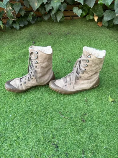 Botas de invierno CAT beige con forro - miniatura 2