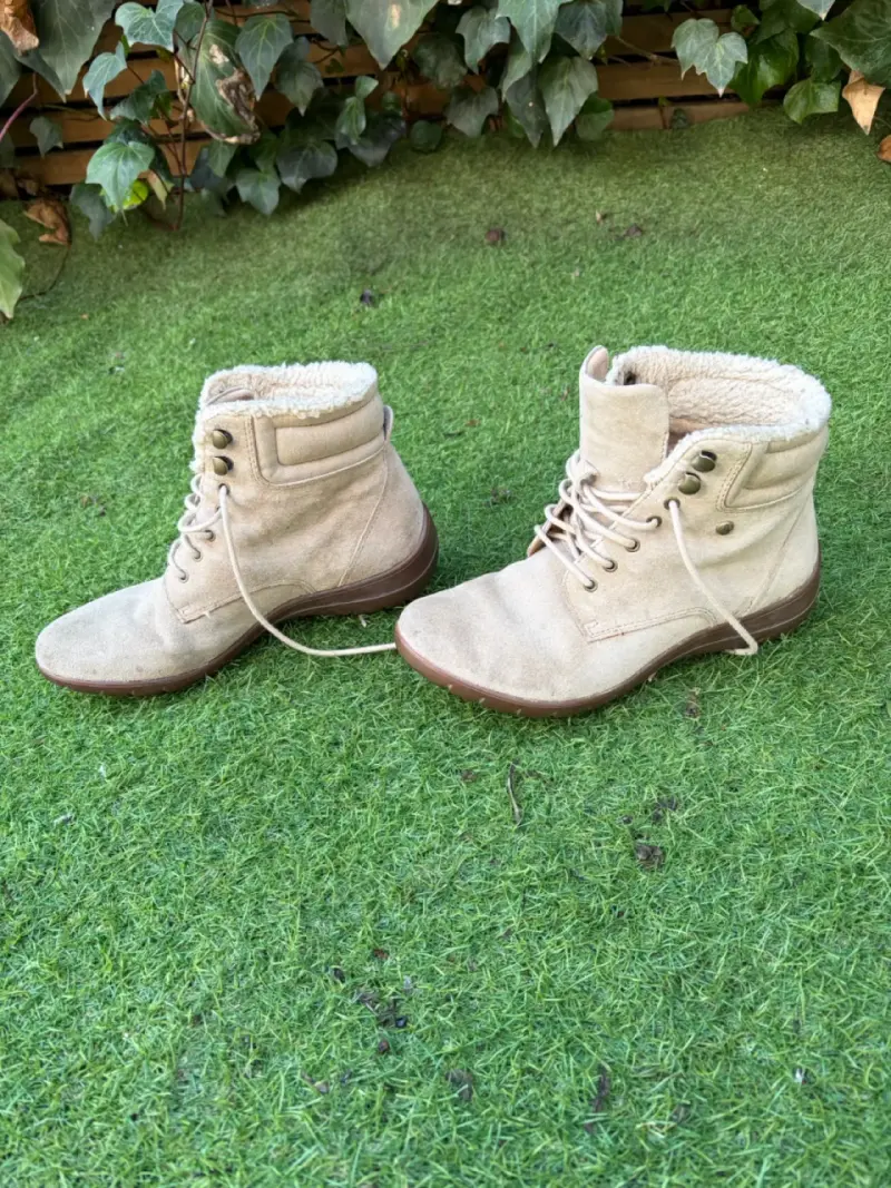 Botas de gamuza beige Hush Puppies - 2