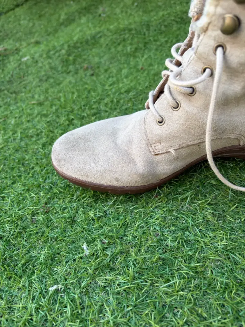 Botas de gamuza beige Hush Puppies - 3