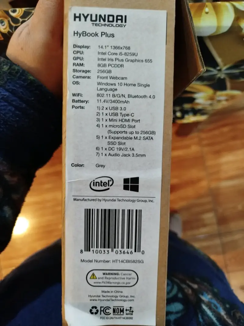 Notebook Hyundai HyBook Plus 14.1 pulgadas - 3
