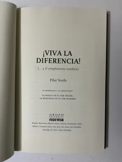 Libro ¡Viva la Diferencia! de Pilar Sordo - miniatura 2