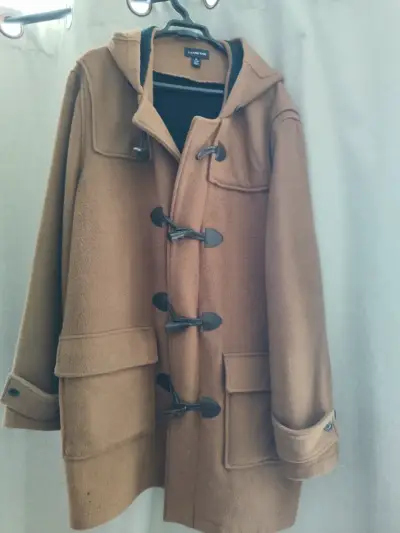 Abrigo Duffle Coat Marrón Lands' End Talla XL - miniatura 1