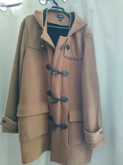 Abrigo Duffle Coat Marrón Lands' End Talla XL - miniatura 1