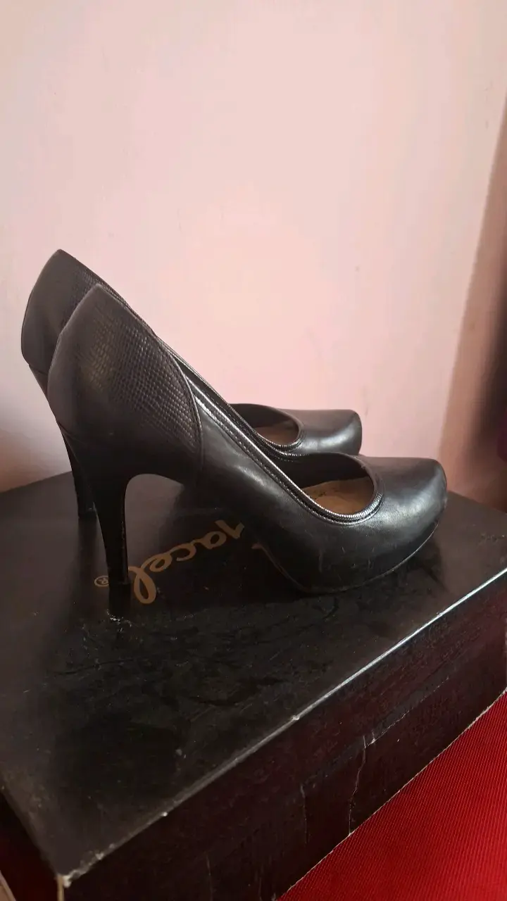 Zapatos de Tacón Alto Negros Elegantes - 3