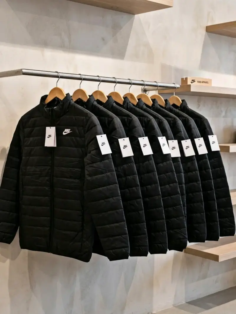 Chaqueta acolchada negra Nike - 2