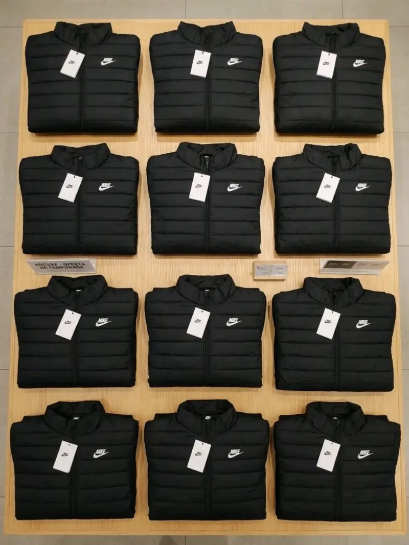 Chaqueta acolchada negra Nike - 3