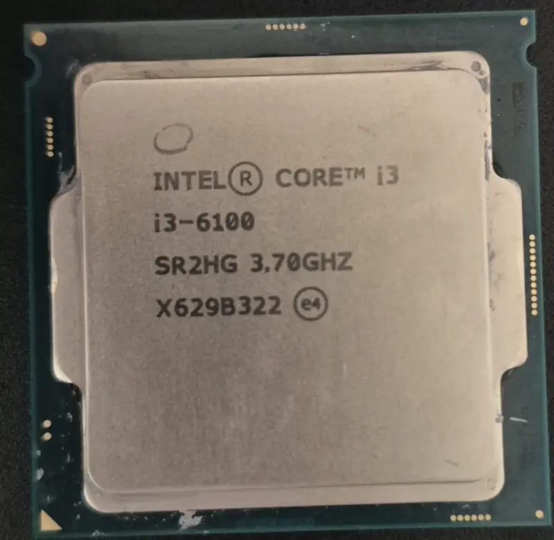 Procesador Intel Core i3-6100 3.7GHz usado - 1