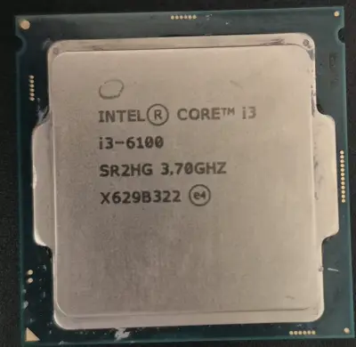 Procesador Intel Core i3-6100 3.7GHz usado - miniatura 1