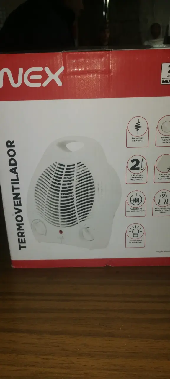 Termoventilador Nex 1900W con Termostato - 2