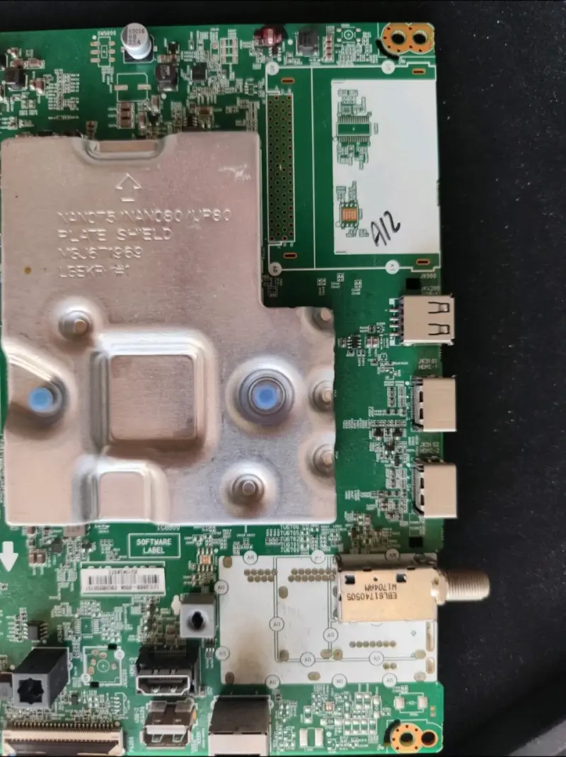 Kit Placa Main LG 43UP7750PSB / 55UP7750 + WiFi y - 3