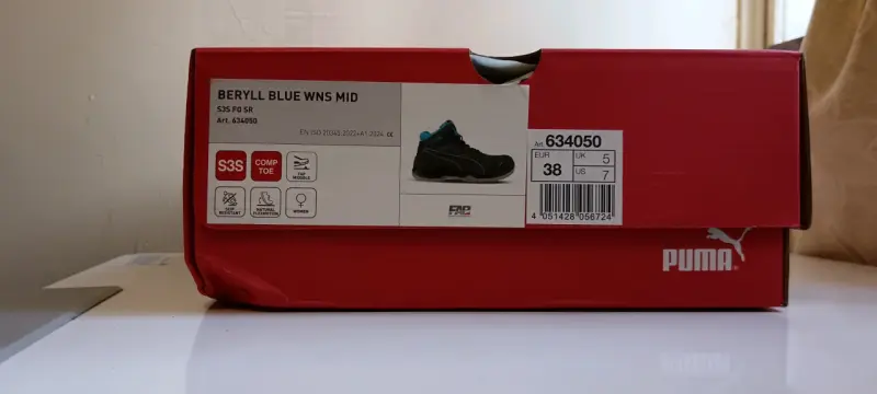 Zapatillas de seguridad Puma Beryll Blue WNS Mid - 1
