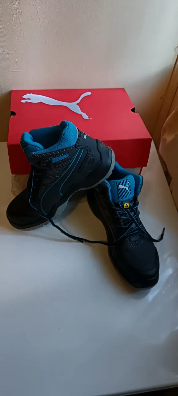 Zapatillas de seguridad Puma Beryll Blue WNS Mid - 2