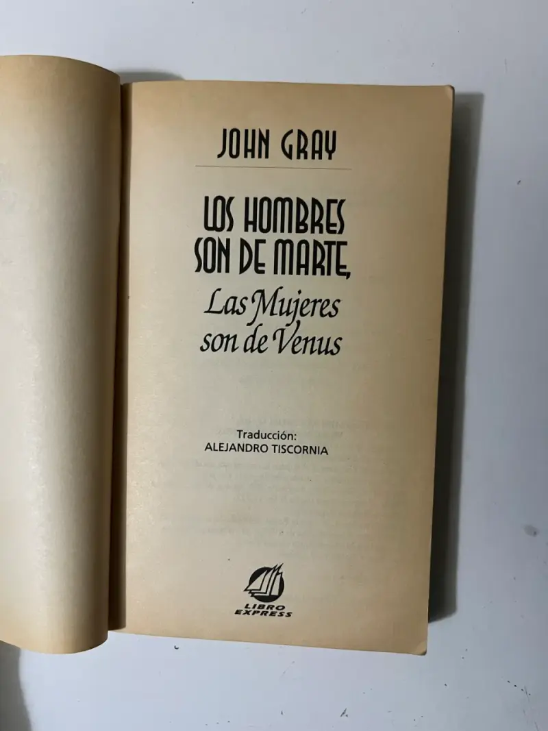Libro 'Los Hombres Son de Marte, Las Mujeres Son de Venus' de John Gray - 2