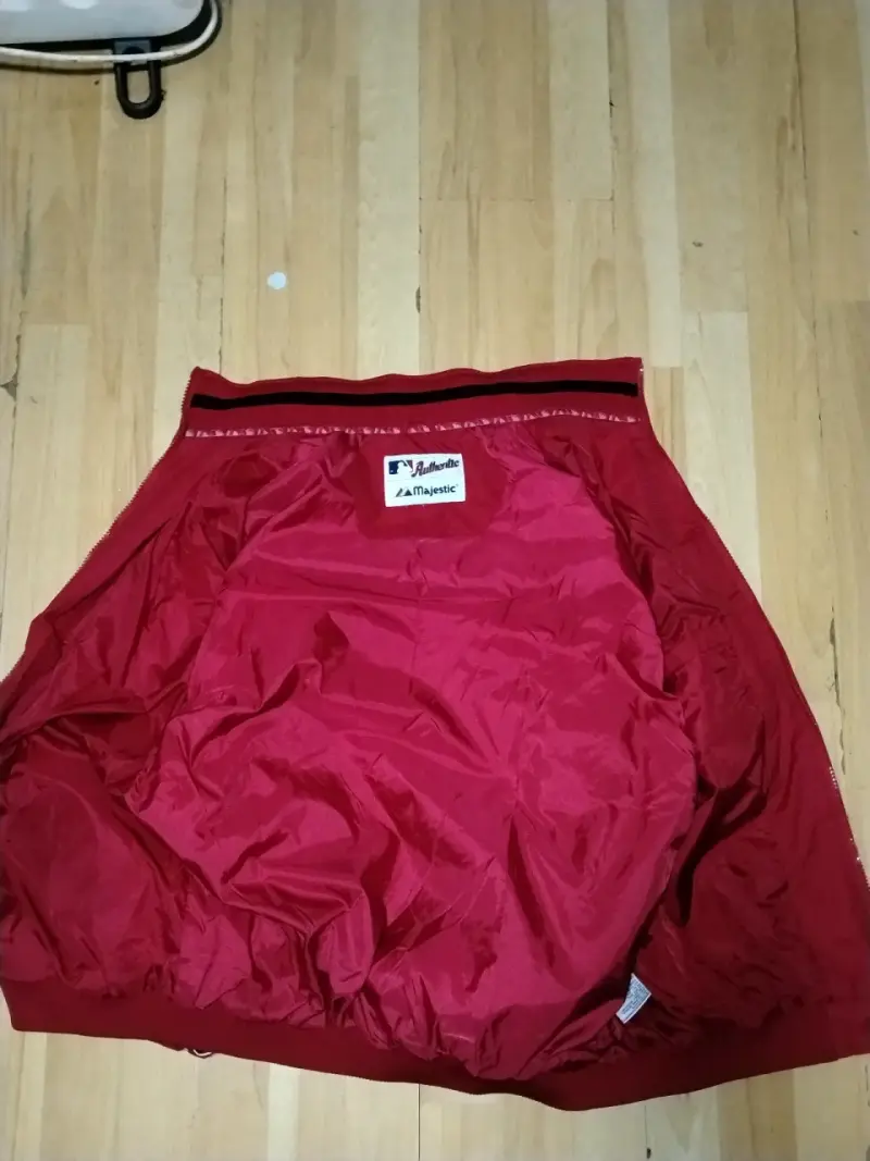 Chaqueta deportiva roja Nationals Majestic - 3
