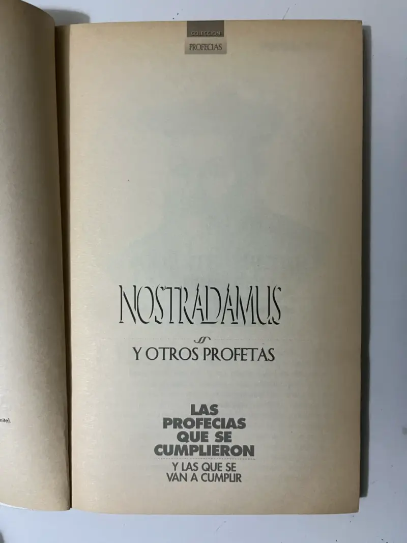 Libro Nostradamus y Otros Profetas - 2