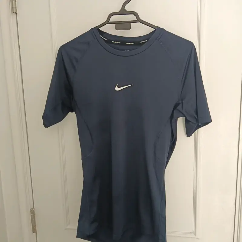 Polera de Compresión azul Nike Pro para hombre - 1