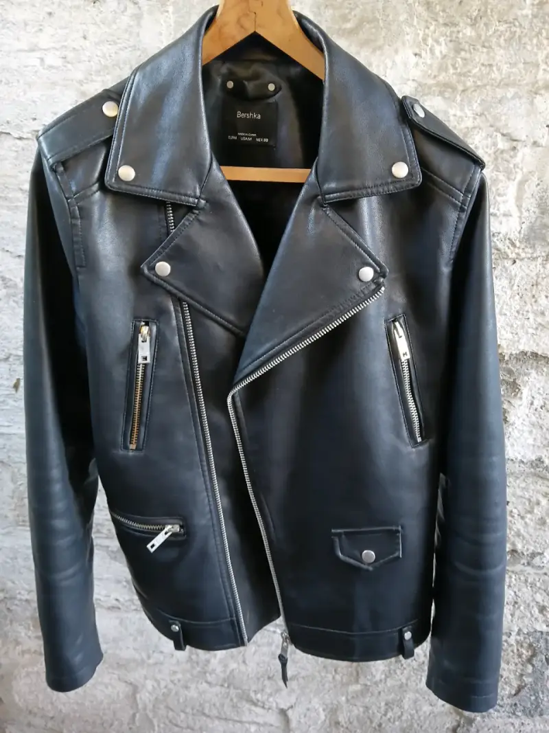 Chaqueta de cuero tallaM de hombre - 3